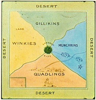 The earliest known map of Oz