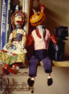 Dolls of the Patchwork Girl, Jack Pumpkinhead, and the Woozy